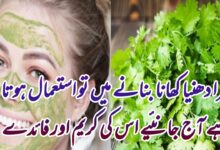Hara Dhaniya Ke Fayde in Urdu